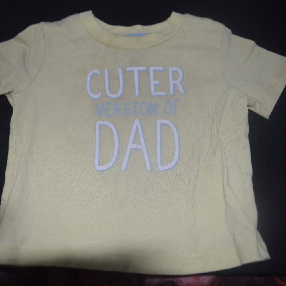 Cuter Version of dad falls creek tshirt 12 months